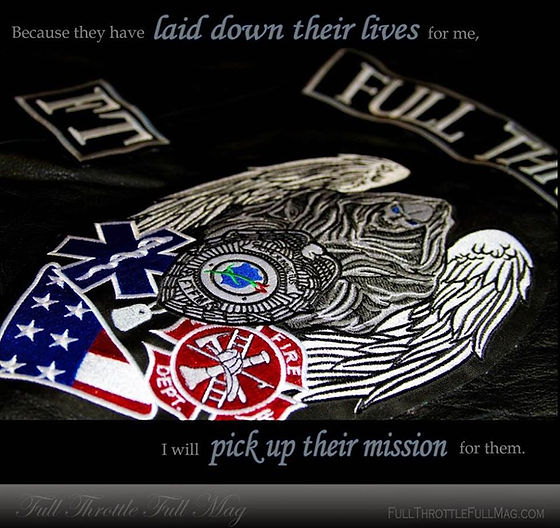 FTFM center patch — honoring those who have laid down their lives